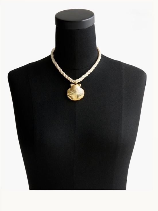 Jewelry - Braided Seashell Pendant Necklace – NWT | Coastal Beach Style |